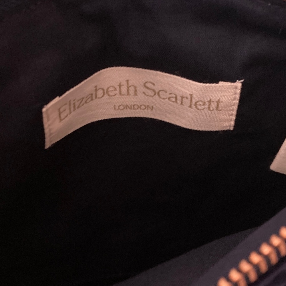 Elizabeth Scarlett navy celestial pouch with wrist strap. - Picture 3 of 4